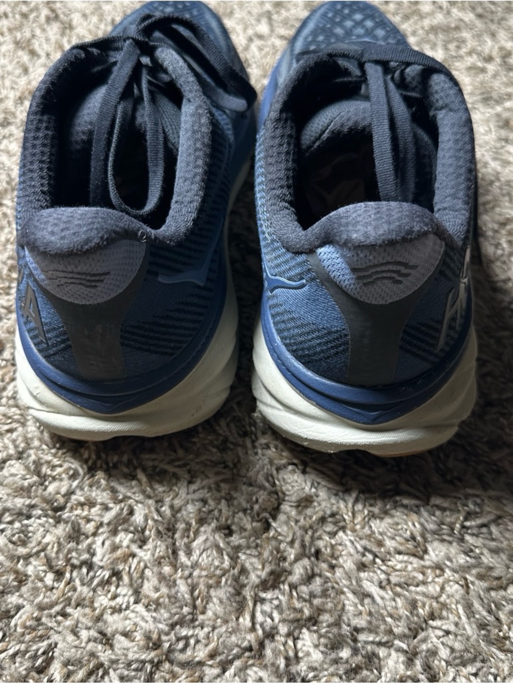 HOKA Clifton 9 Men’s Size 12D Blue Running Shoes Road Athletic Sneakers 1127895 - Picture 5 of 8